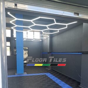 Επαγγελματικό Πλαστικό PVC πλακάκι μπλε Floortiles IFS