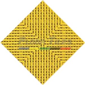 Επαγγελματικό Πλαστικό PVC πλακάκι κίτρινο Floortiles IFS