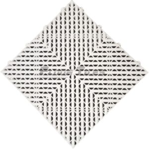 Επαγγελματικό Πλαστικό PVC πλακάκι λευκό Floortiles IFS