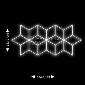 Φωτιστικό Hexaprime Led - Γεωμετρικό σχέδιο 3